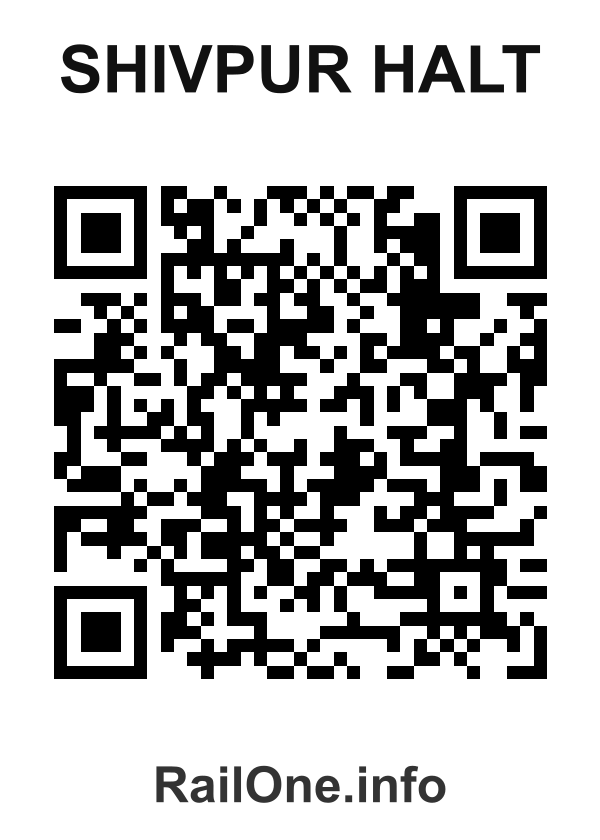 RailOne QR Code for Shivpur Halt station