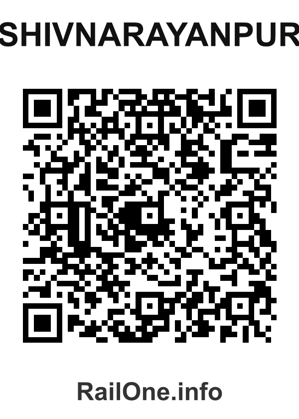 RailOne QR Code for Shivnarayanpur station