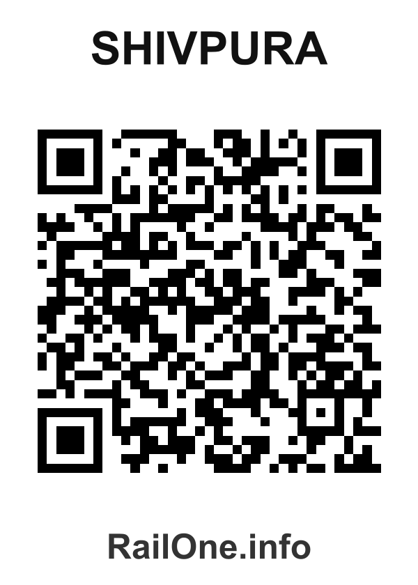 RailOne QR Code for Shivpura station