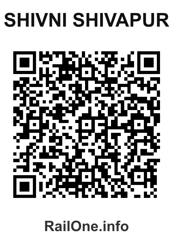 RailOne QR Code for Shivni Shivapur station