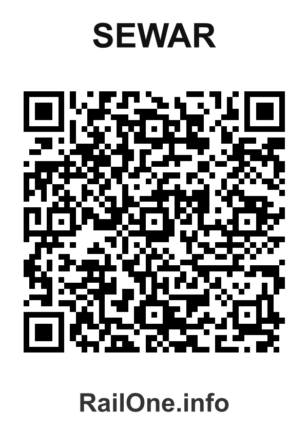 RailOne QR Code for Sewar station