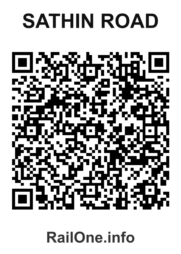 RailOne QR Code for Sathin Road station