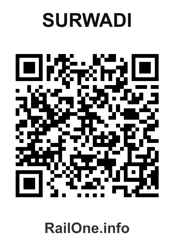 RailOne QR Code for Surwadi station