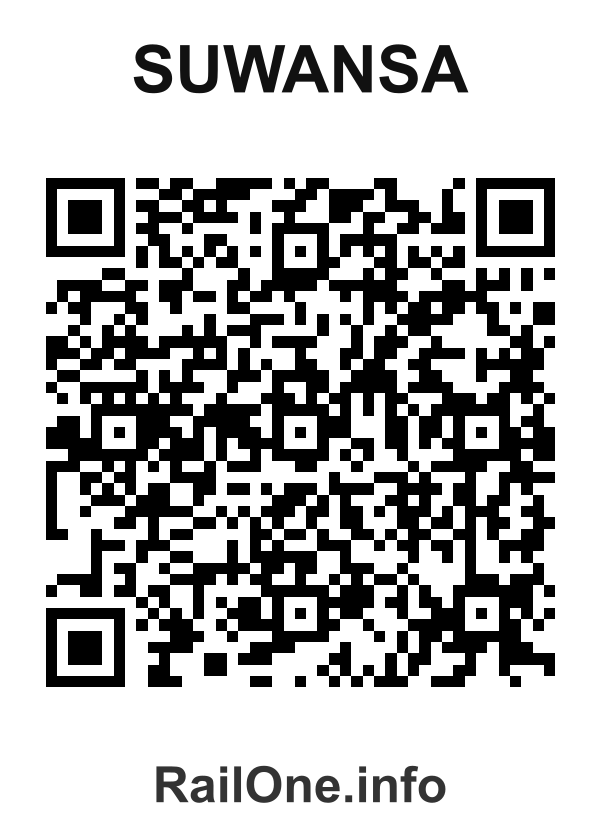 RailOne QR Code for Suwansa station