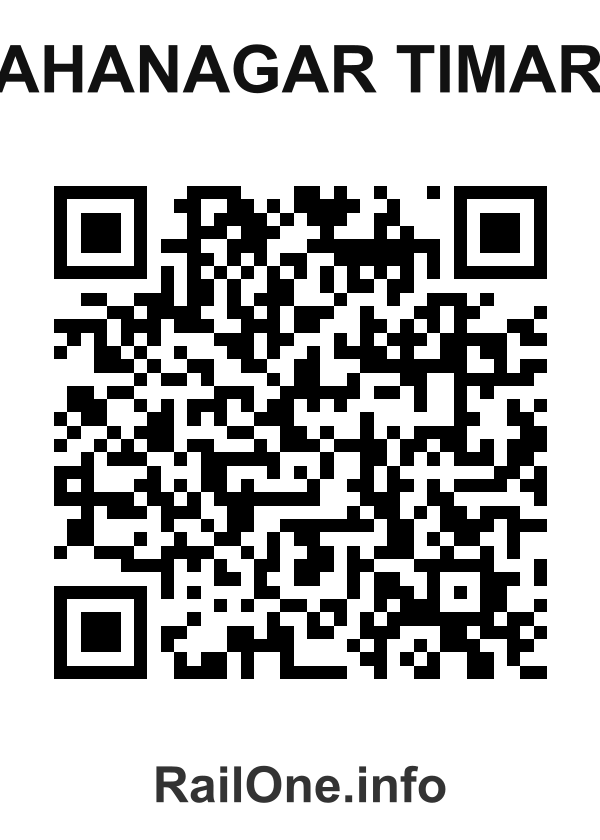 RailOne QR Code for Shahanagar Timarua station
