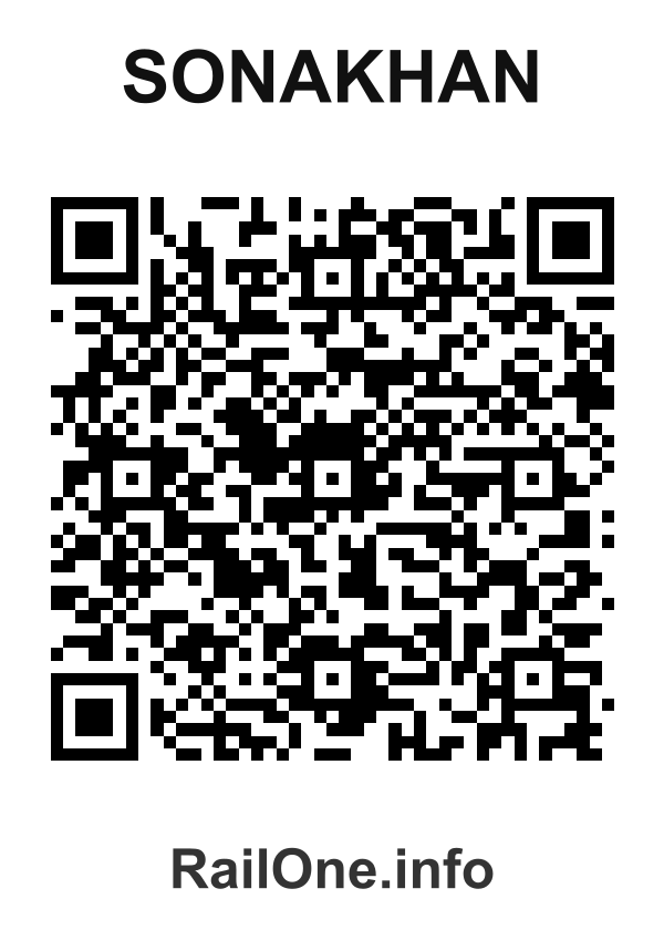 RailOne QR Code for Sonakhan station