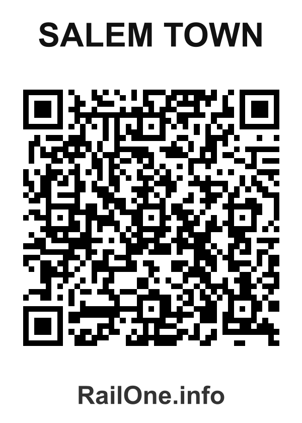 RailOne QR Code for Salem Town station