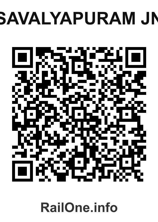 RailOne QR Code for Savalyapuram Jn station