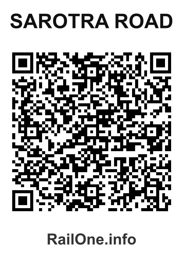 RailOne QR Code for Sarotra Road station