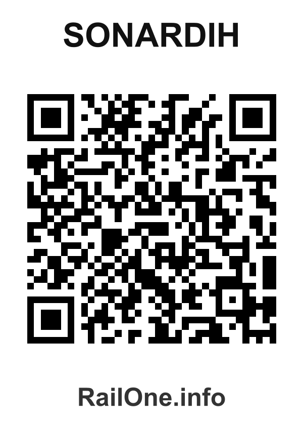 RailOne QR Code for Sonardih station