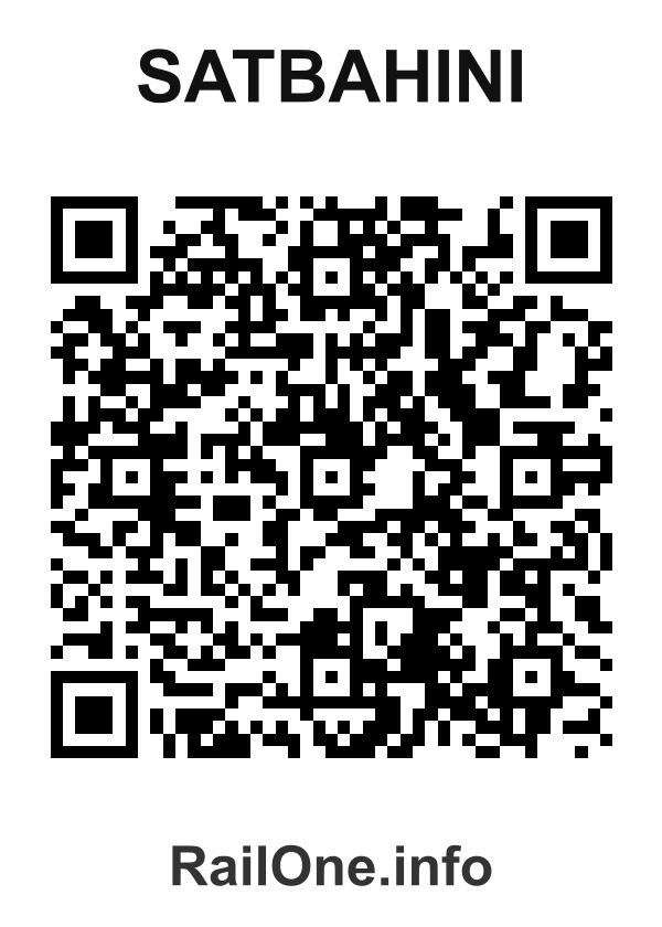 RailOne QR Code for Satbahini station