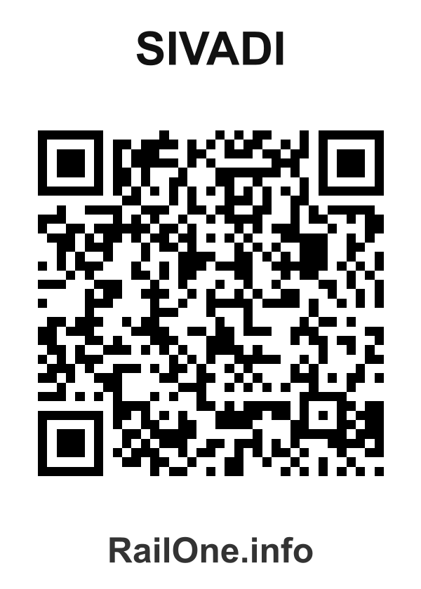 RailOne QR Code for Sivadi station