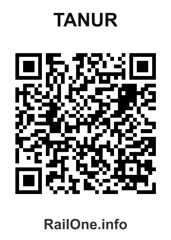 RailOne QR Code for Tanur station