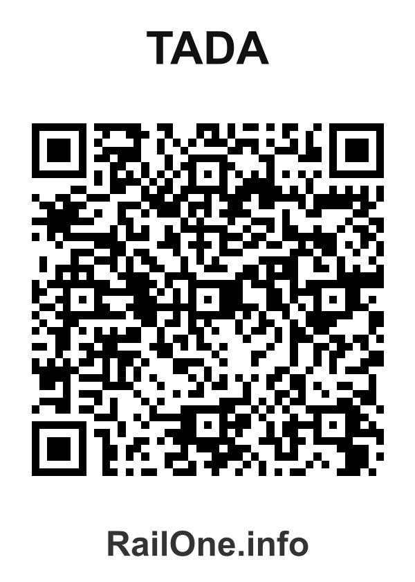 RailOne QR Code for Tada station