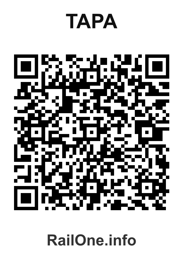 RailOne QR Code for Tapa station