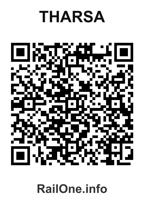 RailOne QR Code for Tharsa station