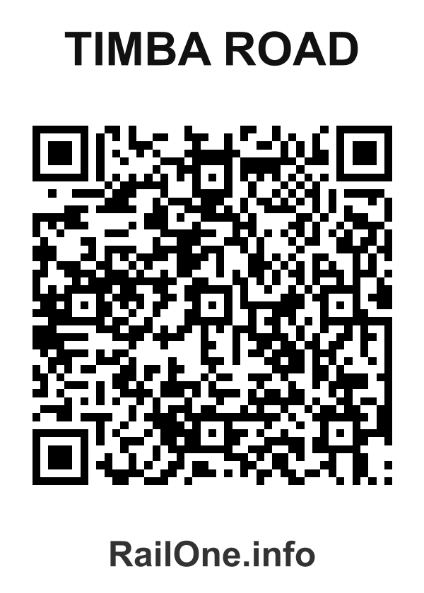 RailOne QR Code for Timba Road station