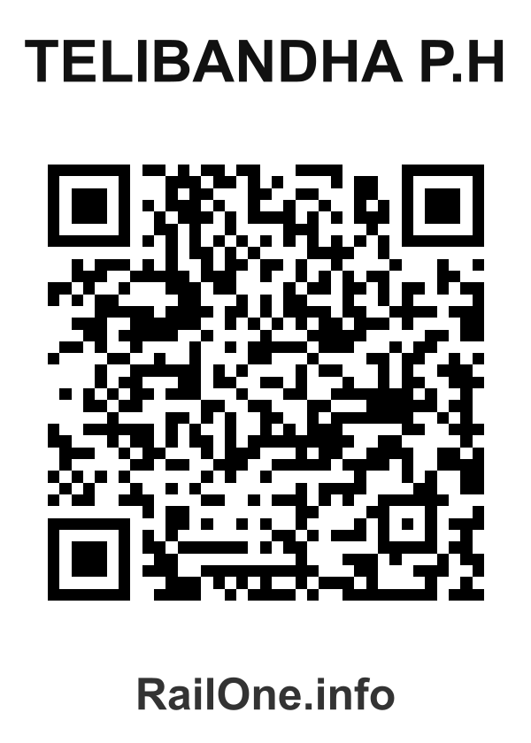 RailOne QR Code for Telibandha P.h station