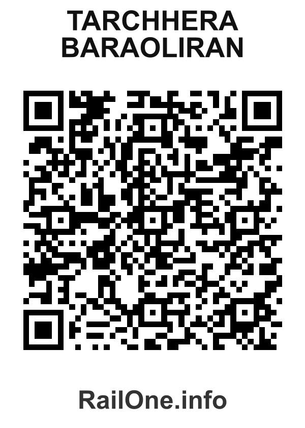 RailOne QR Code for Tarchhera Baraoliran station
