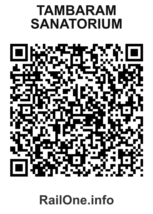 RailOne QR Code for Tambaram Sanatorium station