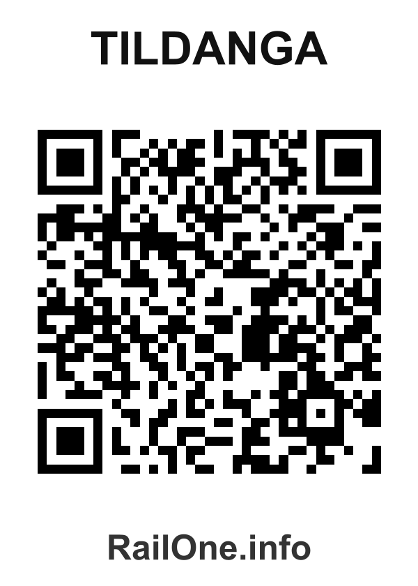 RailOne QR Code for Tildanga station