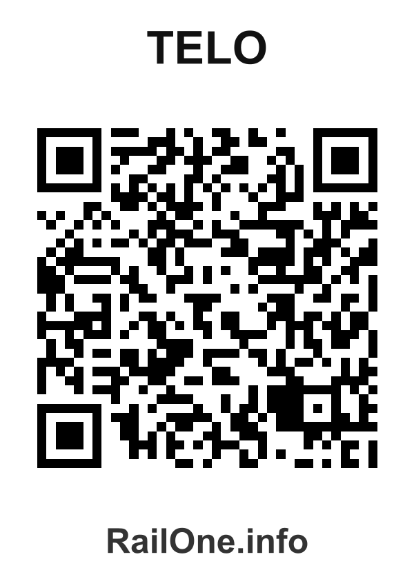 RailOne QR Code for Telo station