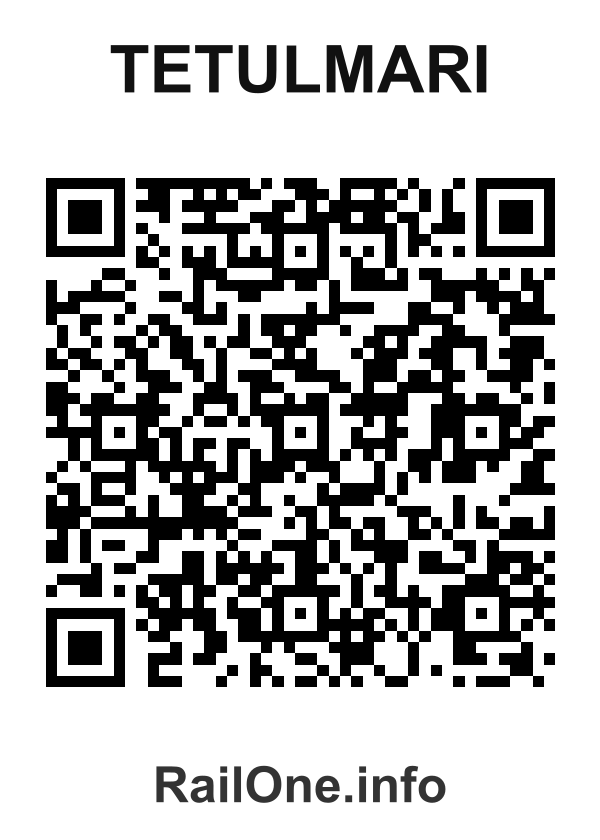 RailOne QR Code for Tetulmari station