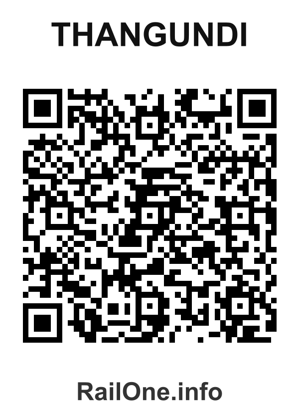 RailOne QR Code for Thangundi station