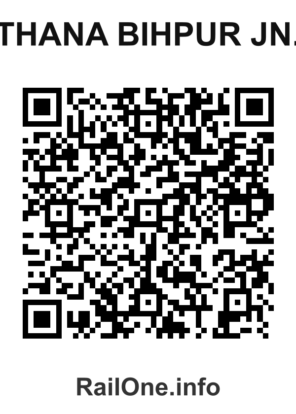 RailOne QR Code for Thana Bihpur Jn. station