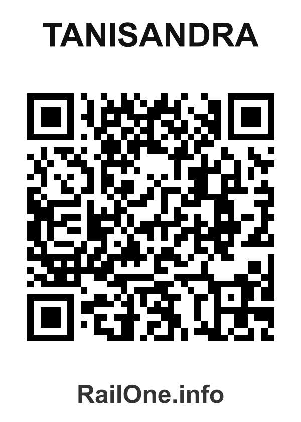 RailOne QR Code for Tanisandra station
