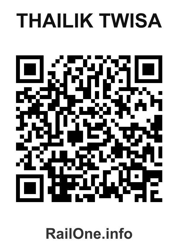 RailOne QR Code for Thailik Twisa station