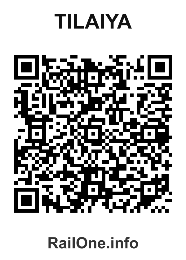 RailOne QR Code for Tilaiya station