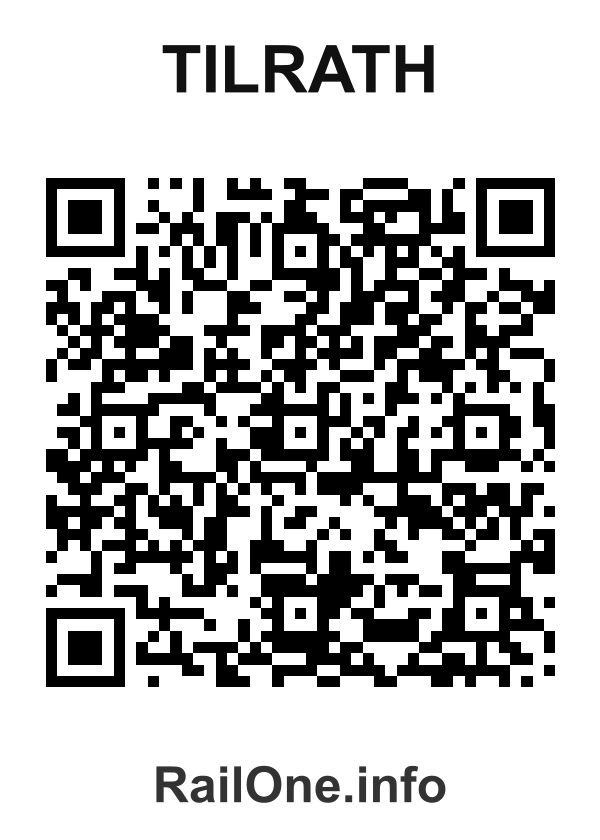 RailOne QR Code for Tilrath station