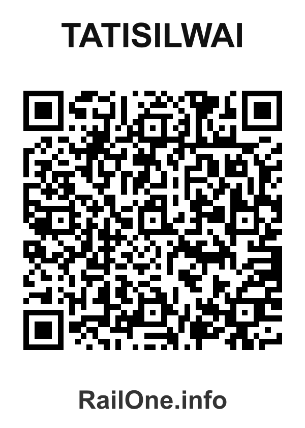 RailOne QR Code for Tatisilwai station