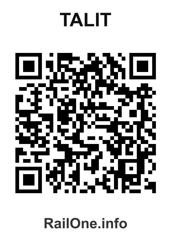 RailOne QR Code for Talit station