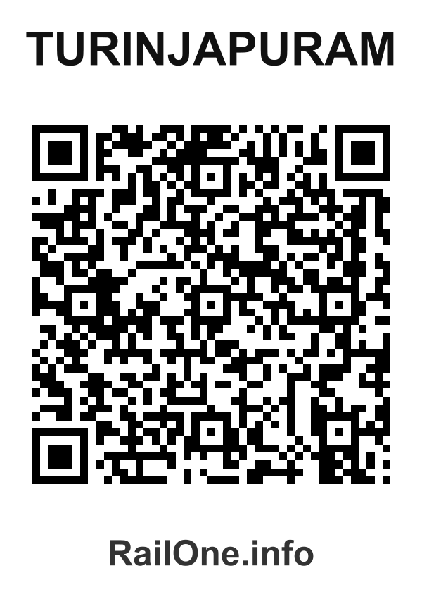 RailOne QR Code for Turinjapuram station