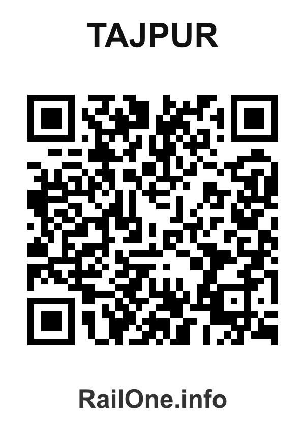 RailOne QR Code for Tajpur station