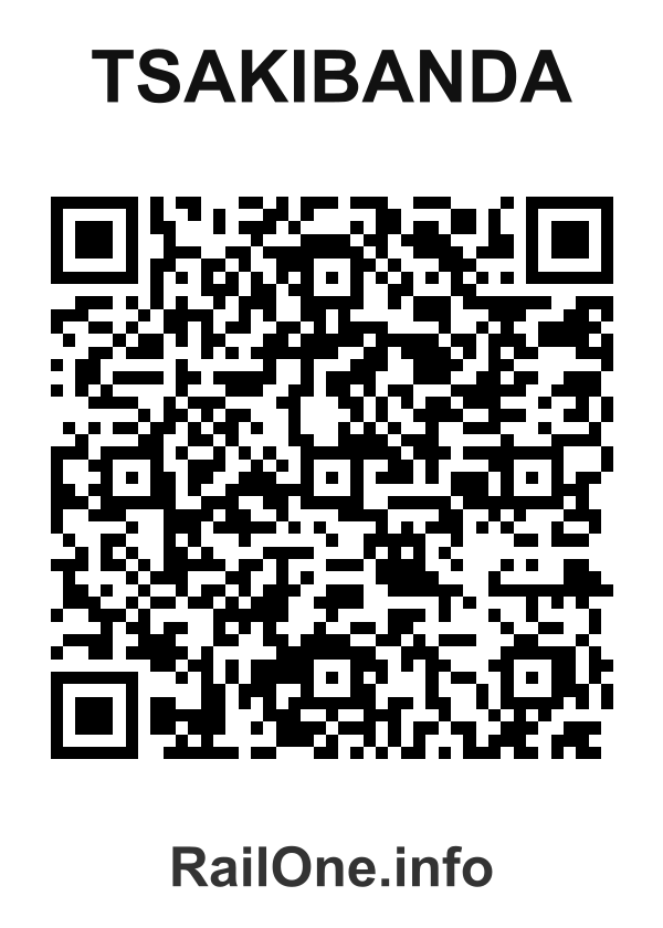 RailOne QR Code for Tsakibanda station