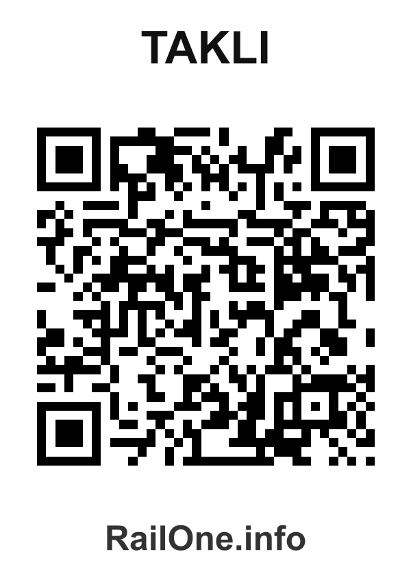 RailOne QR Code for Takli station
