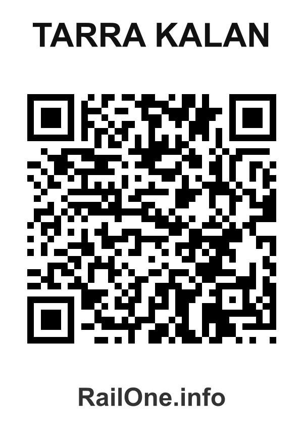 RailOne QR Code for Tarra Kalan station