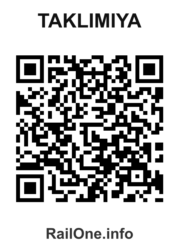 RailOne QR Code for Taklimiya station