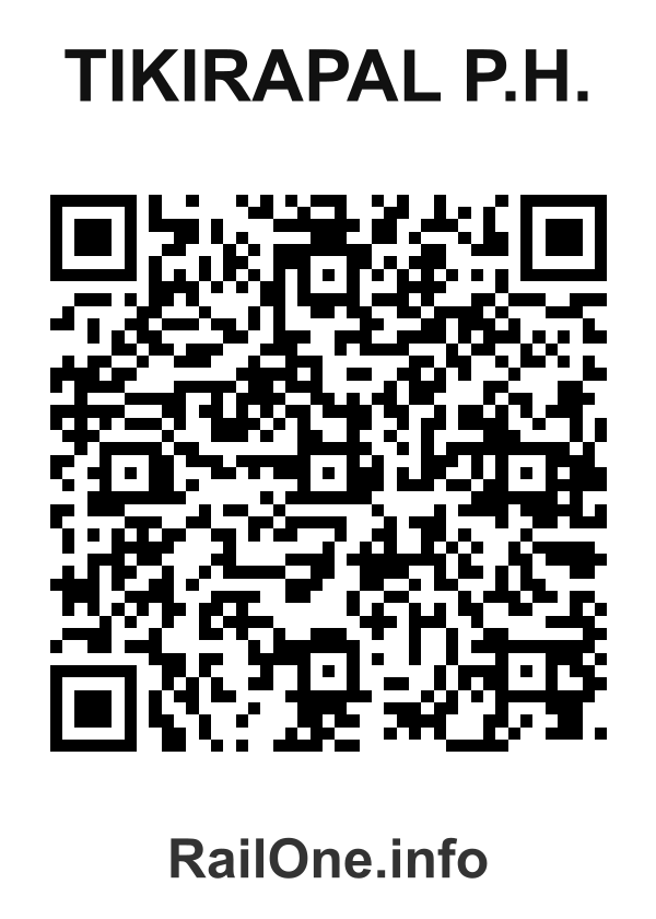 RailOne QR Code for Tikirapal P.h. station