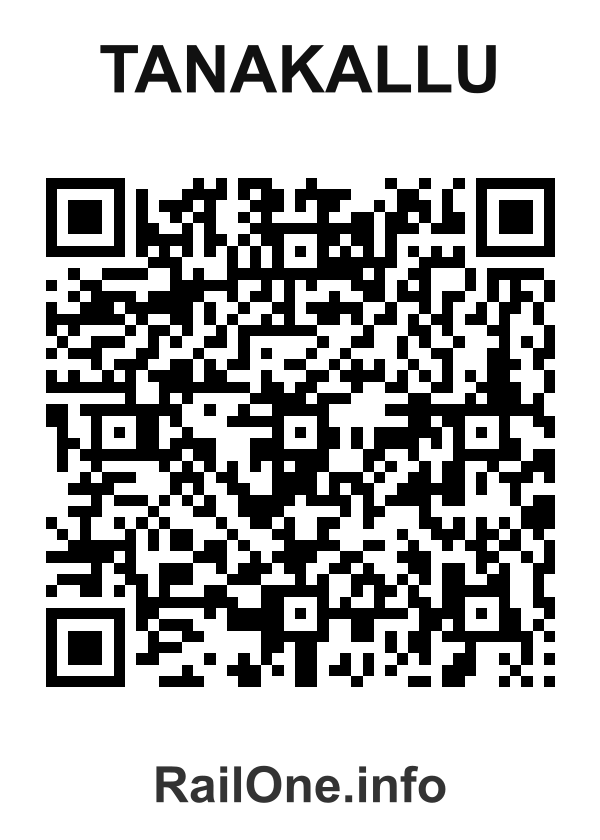 RailOne QR Code for Tanakallu station