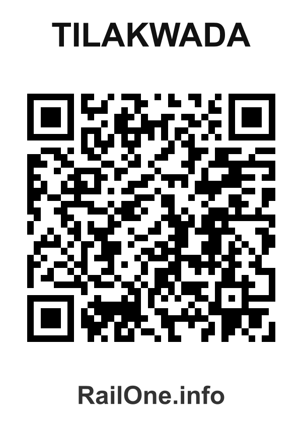 RailOne QR Code for Tilakwada station