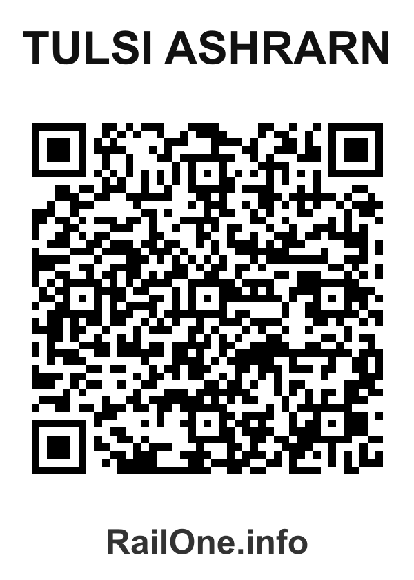 RailOne QR Code for Tulsi Ashrarn station
