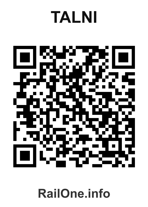 RailOne QR Code for Talni station