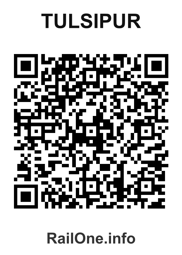 RailOne QR Code for Tulsipur station