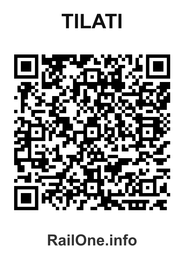 RailOne QR Code for Tilati station