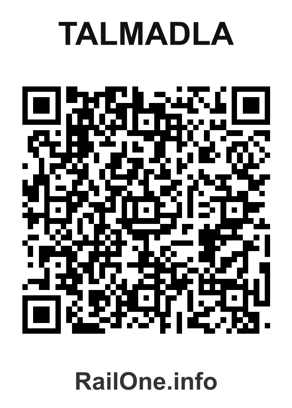 RailOne QR Code for Talmadla station