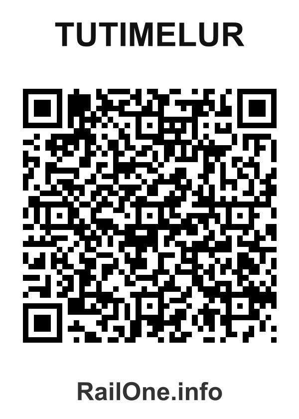 RailOne QR Code for Tutimelur station